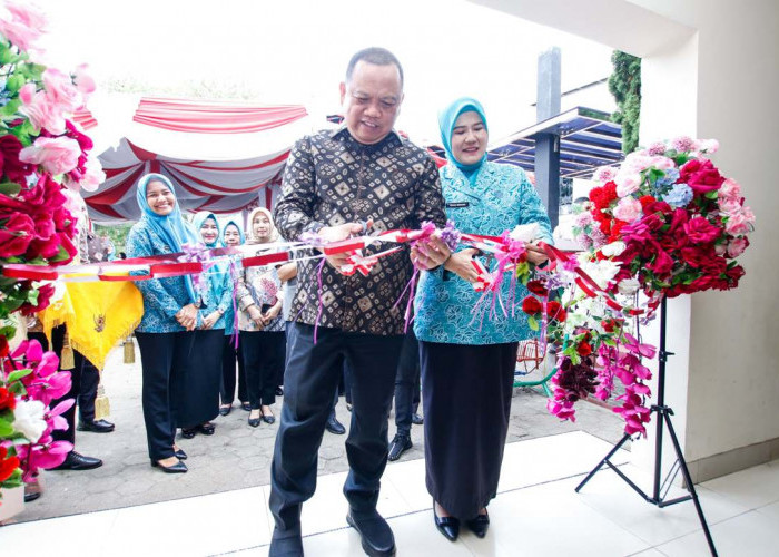 TP PKK Muba Launching Rumah Cinta dan Toko PKK, Pj Bupati Muba Bilang Begini