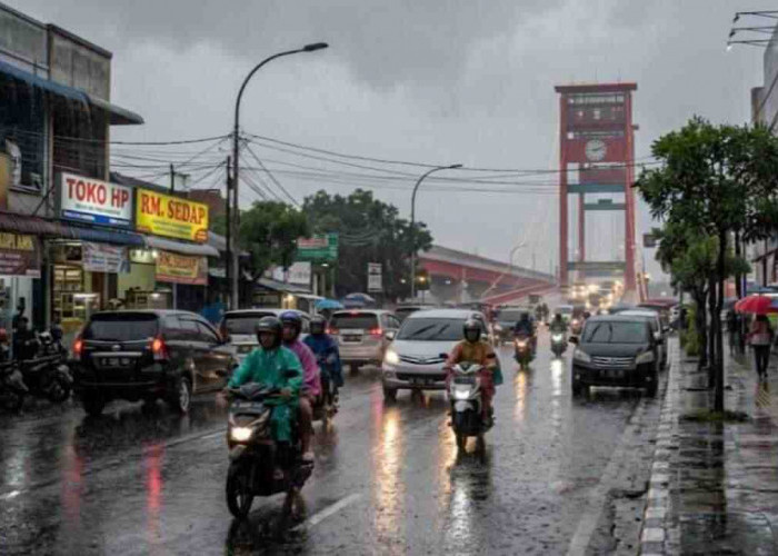 Prakiraan Cuaca Sumsel 14 Maret 2026: Palembang Berpotensi Diguyur Hujan, Daerah Lain Berawan