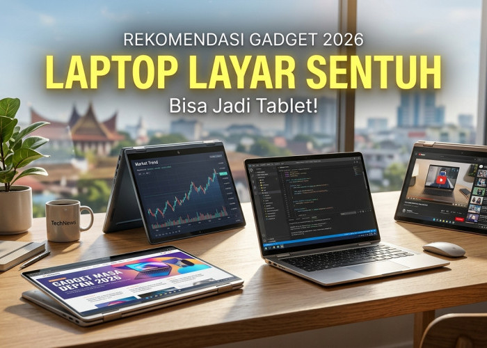 Mulai Rp8 Jutaan Saja: Intip 4 Rekomendasi Laptop Layar Sentuh 2-in-1 Terbaik 2026
