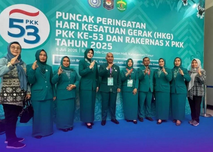 Tim PKK Musi Rawas Hadiri Raker Nasional di Samarinda