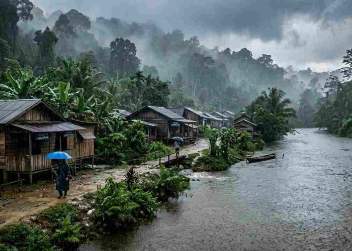 Prakiraan Cuaca Sumsel Hari Ini: Hujan Ringan Merata, Warga PALI Waspada Petir