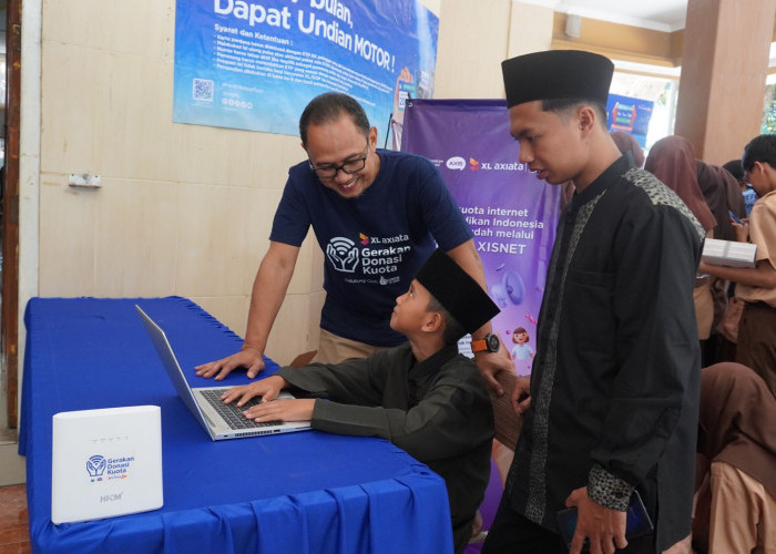 Gerakan Donasi Kuota, XL Axiata Hibahkan 3 Juta MB Kuota untuk Puluhan Sekolah