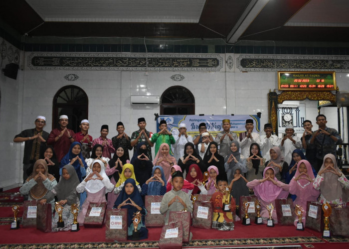 Peringati Isra Mi'raj, Mahasiswa KKN UIN Raden fatah Palembang Gelar Lomba 