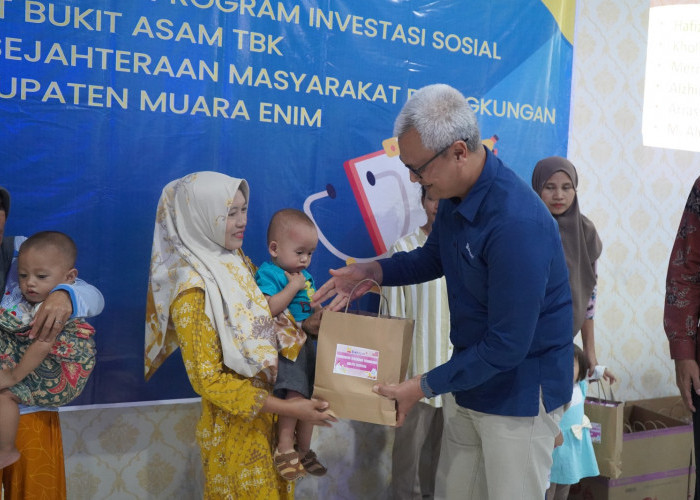 Sinergi PT Bukit Asam dan Pemkab Muara Enim Mencegah Stunting, Berikan Nutrisi Tambahan hingga Edukasi 