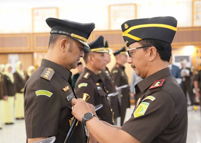 Jumat Bersejarah di Kejati Sumsel, 5 Pejabat Jalani Pelantikan dan Sumpah Jabatan