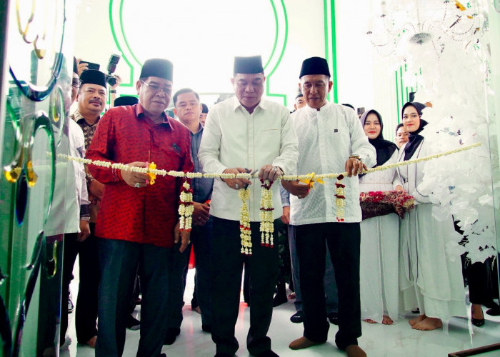 Bupati Muba Resmikan Masjid Senilai Rp7,4 Miliar di Kecamatan Lawang Wetan