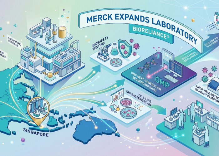 Perkuat Industri Biofarmasi Asia Pasifik, Merck Perluas Lab BioReliance di Singapura
