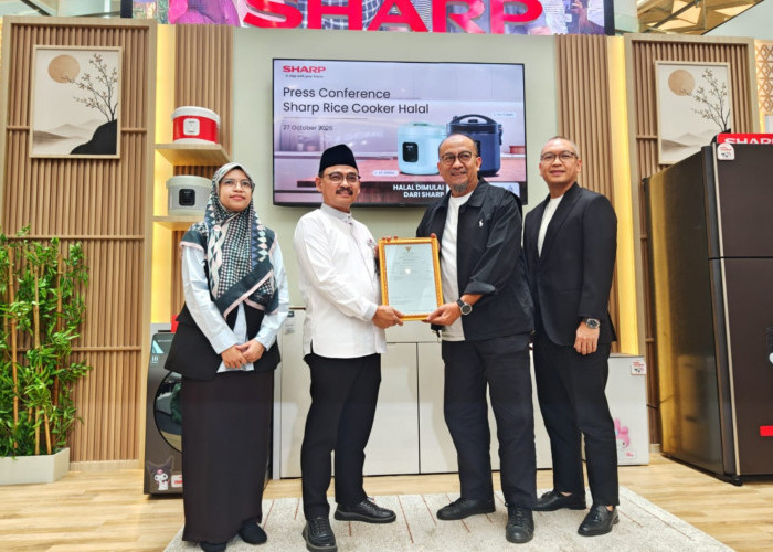Bikin Dapur Makin Tenang! SHARP Hadirkan Rice Cooker Bersertifikat Halal, Harga Mulai Rp280 Ribuan