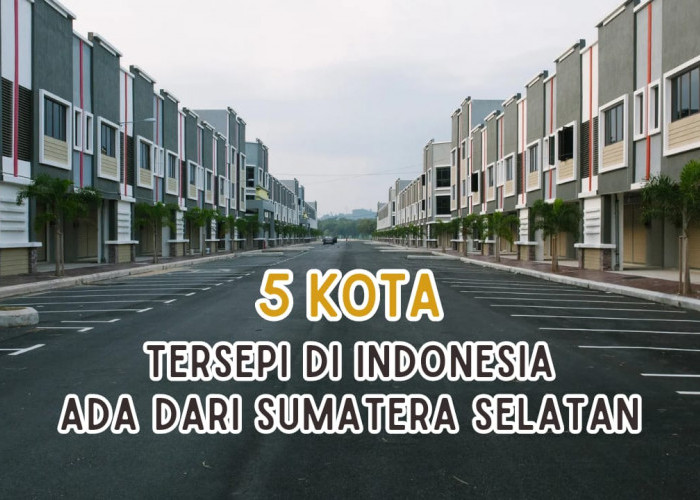 5 Kota Tersepi yang Ada di Indonesia, Ada dari Sumatera Selatan, Tebak Kota Mana?