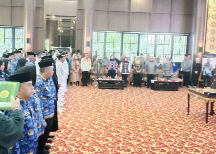 Hapus 'Titipan', Wabup Ogan Ilir Tegaskan Pelantikan 135 Pejabat Berbasis Data Kinerja