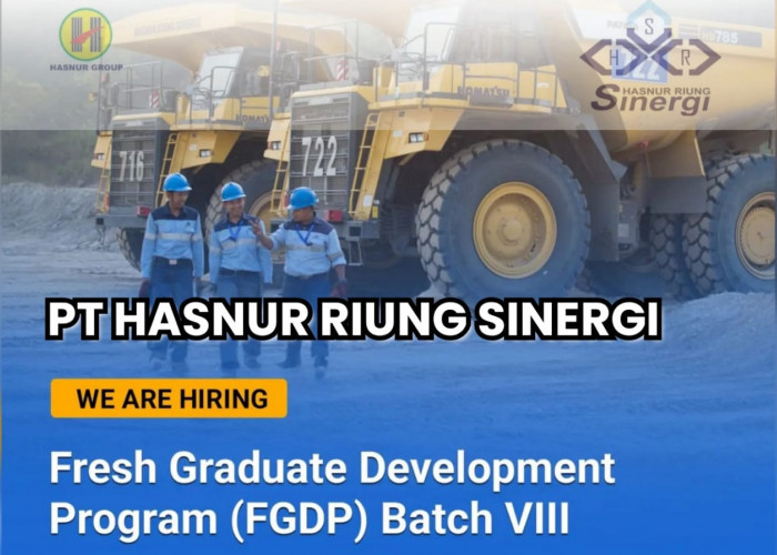 Lowongan Kerja Tambang PT Hasnur Riung Sinergi (HRS) Melalui Program Fresh Graduate Development, Ini Syaratnya