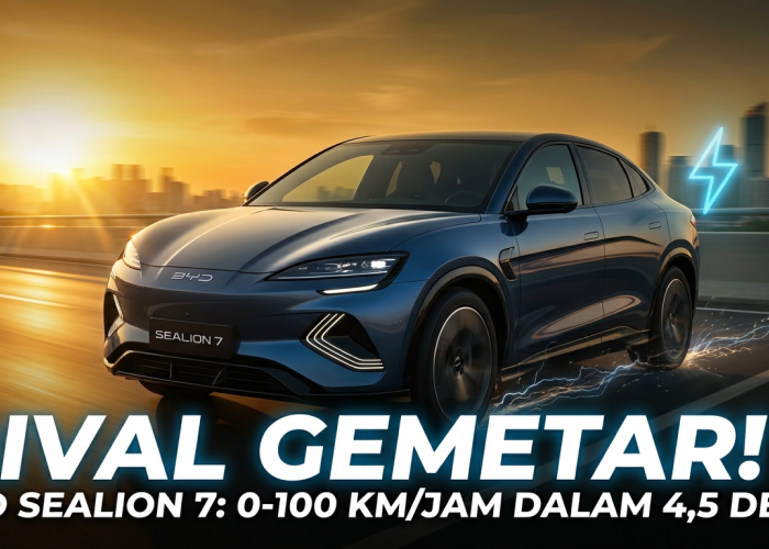 Bikin Rival Sekelasnya Gemetar, BYD Sealion 7 AWD Dibanderol Rp700 Jutaan dengan Tenaga Buas 530 PS