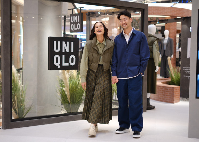 Maudy Ayunda dan Jesse Choi Bagikan Tips Mix and Match Koleksi Uniqlo C Fall Winter 2024