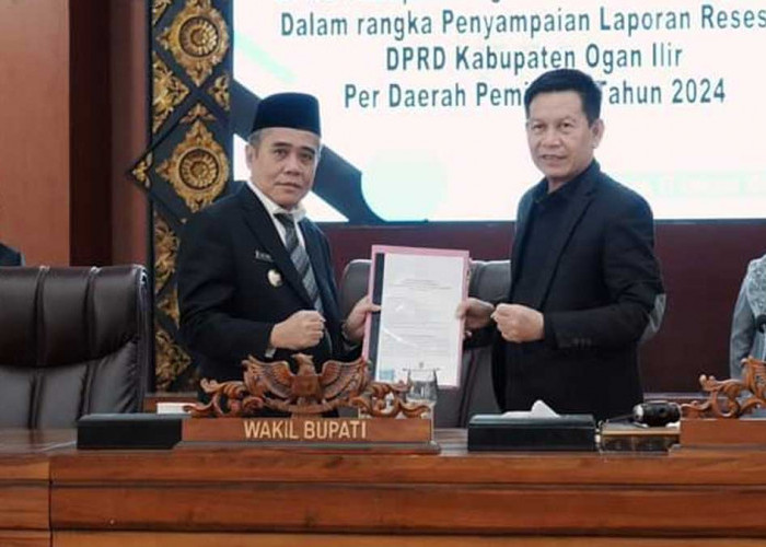 DPRD Ogan Ilir Gelar Rapat Paripurna Laporan Reses I, Ketua DPRD Soeharto Pimpin Rapat
