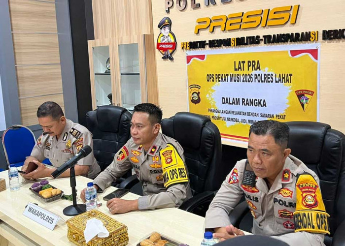 Catat Tanggalnya! Operasi Pekat Musi 2026 di Lahat Akan Berlangsung Selama 2 Pekan