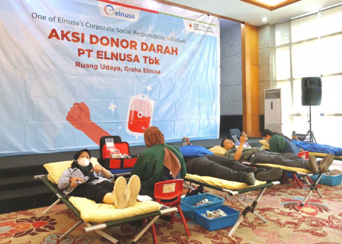 Elnusa Berhasil Kumpulkan 998 Kantong Darah Sepanjang Tahun 2024