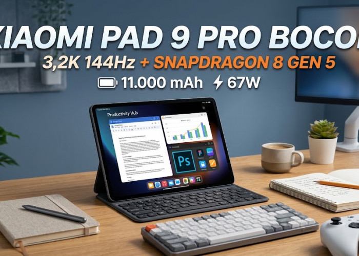 Bawa Snapdragon 8 Gen 5 dan Baterai 11.000 mAh, Bocoran Spesifikasi Xiaomi Pad 9 Pro Bikin Penasaran!