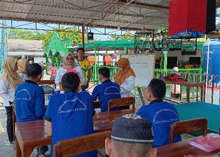 Monitoring Pembelajaran SKB, Tim Disdikbud Muba Kunjungi Lapas Sekayu