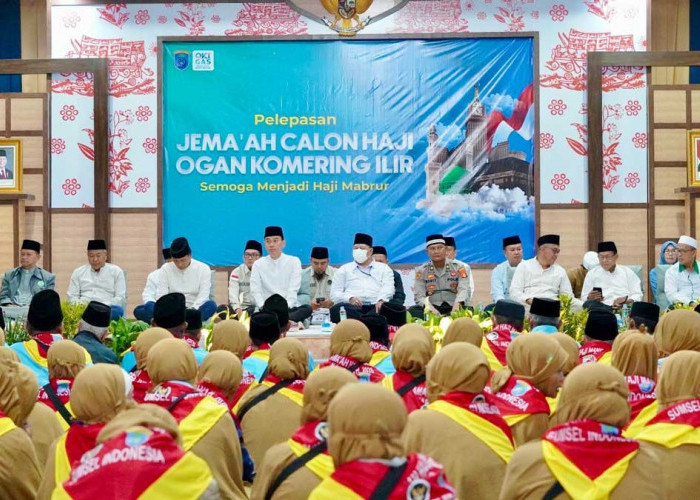 Resmi Diberangkatkan! Bupati OKI Titip Pesan Penting bagi 217 Calon Jemaah Haji 2026