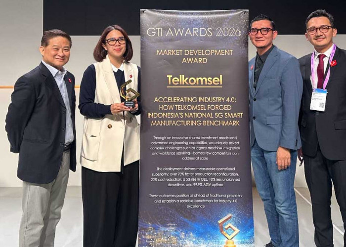 Harumkan Nama Indonesia di MWC26, Telkomsel Raih Penghargaan Global atas Inovasi Smart Manufacturing