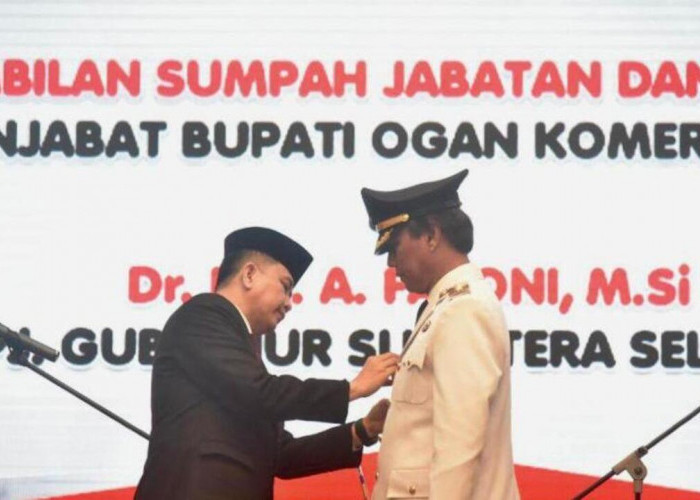 Pj Gubernur Agus Fatoni Lantik Asmar Wijaya, Segera Tuntaskan Program Prioritas Untuk Pj Bupati OKI