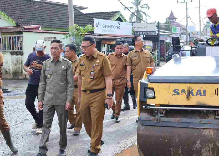 PJ Walikota Ratu Dewa Minta Percepat Perbaikan Jalan Berlubang di Sultan M Mansyur
