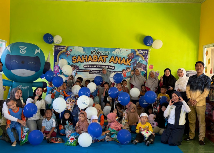 ICONNET Sahabat Anak Hadirkan Edukasi Internet Sehat untuk Sambut Hari Anak Nasional di Bangka Tengah