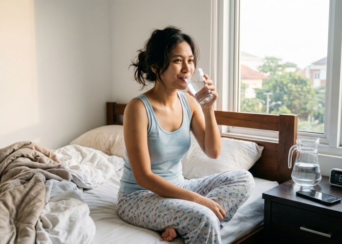 Bukan Skincare Mahal! Cukup Rutin Minum Air Putih Pas Bangun Tidur, Kulit Jadi Glowing dan Lemak Rontok