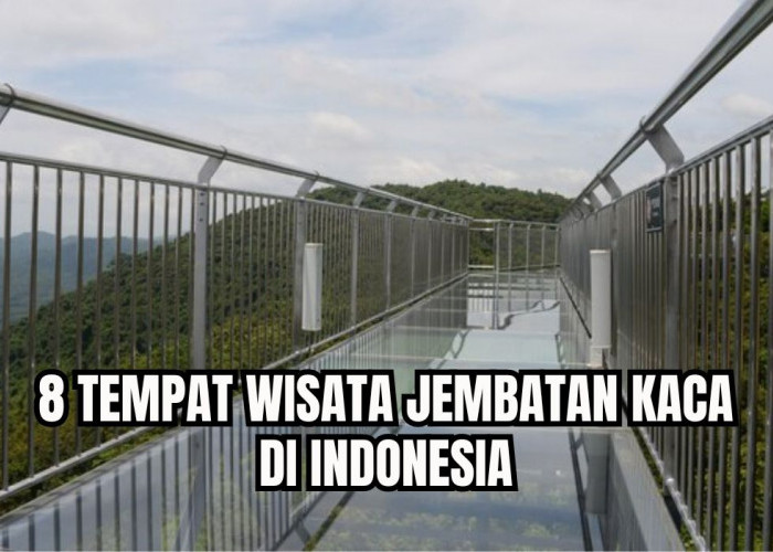 Bukan Hanya di China, Ini 8 Tempat Wisata Jembatan Kaca di Indonesia, Panjangnya 188 Meter Bikin Uji Adrenalin