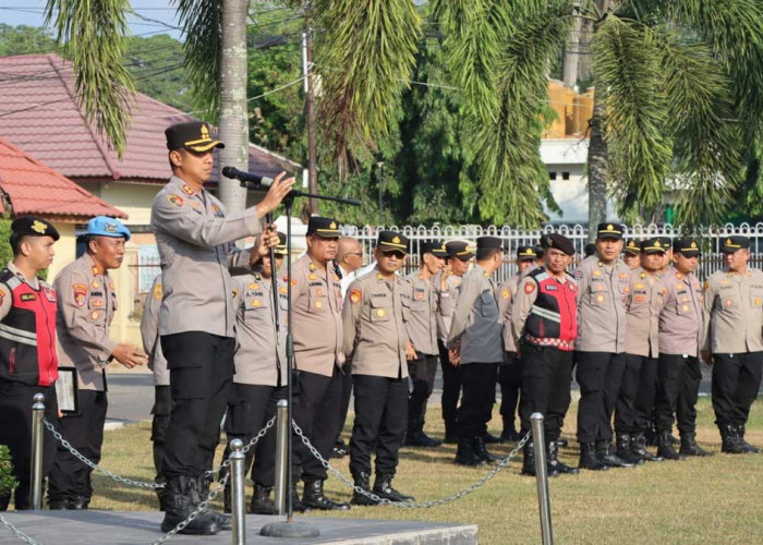 Pimpin Apel Terakhir, Ini Pesan Mendalam Kapolres Ogan Ilir: Jangan Pernah Sakiti Hati Masyarakat