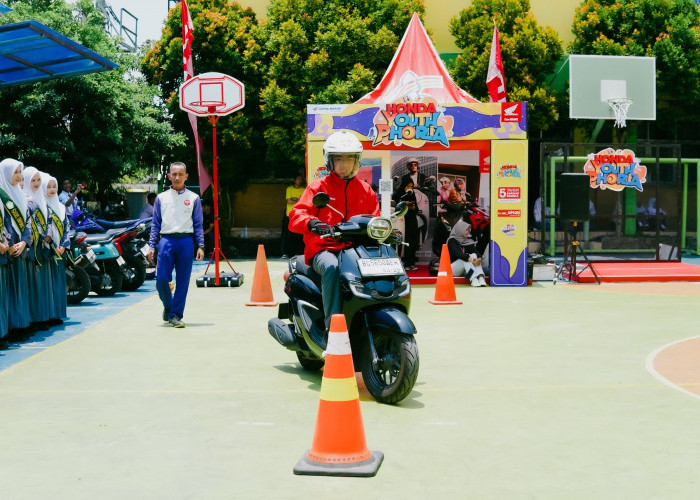 Honda YOUTHPHORIA Sambangi SMA Muhammadiyah 1 Palembang, Hadirkan Hiburan dan Edukasi bagi Siswa SMA