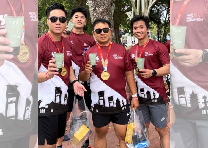 Kahf Support Acara Musi Half Marathon 2024, Kenalkan Beragam Produk Kahf