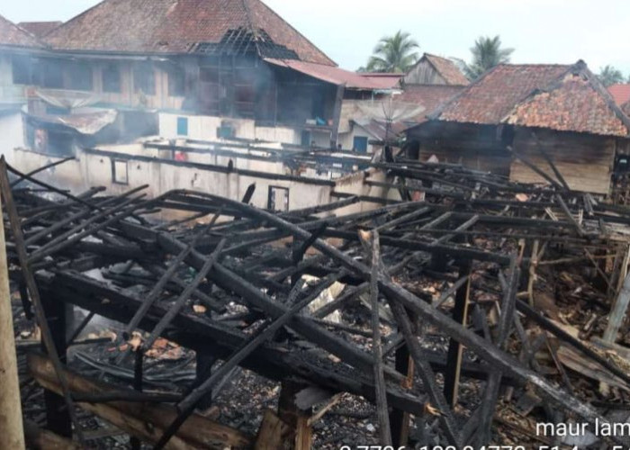 2 Rumah Warga Muratara Terbakar, Uang Rp35 Juta Ikut Hangus