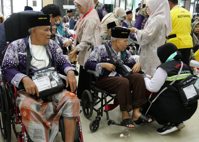 Tiba di Asrama Haji, 90 Persen Jemaah Kloter 2 Embarkasi Palembang Beresiko Tinggi