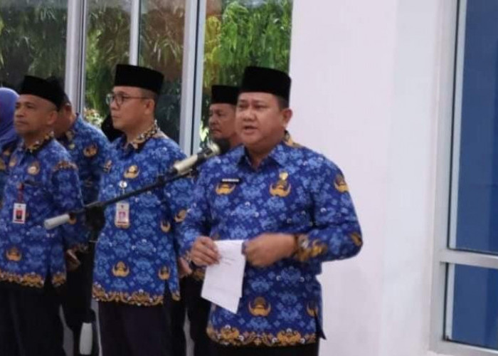 Pj Wako Lubuklinggau H Koimudin Pimpin Apel Pembinaan Netralitas ASN 