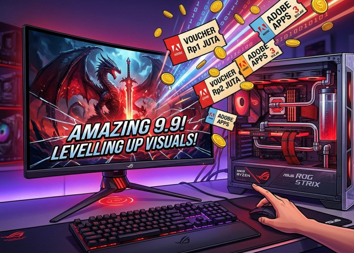 GEGER 9.9! Promo ASUS Bikin Gempa, Monitor ROG OLED Diskon Jutaan Plus Voucher Melimpah!