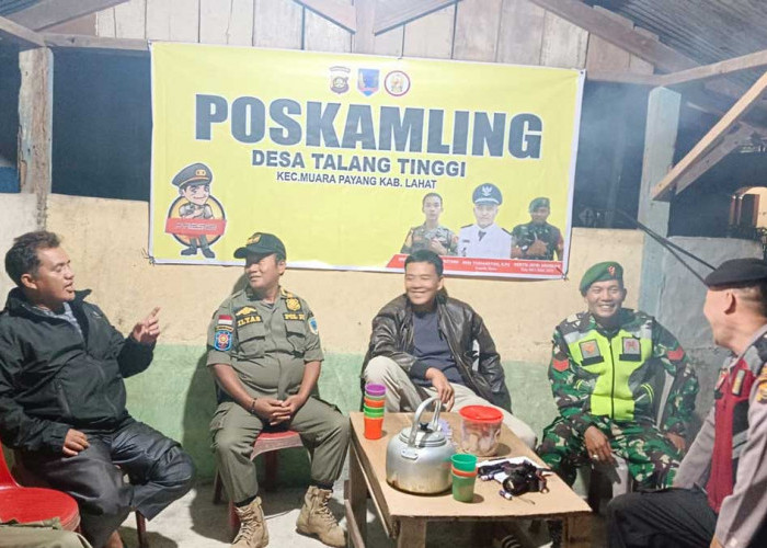Kompak Demi Keamanan: Potret Kolaborasi Babinsa dan Warga Jarai Menjaga Malam yang Kondusif