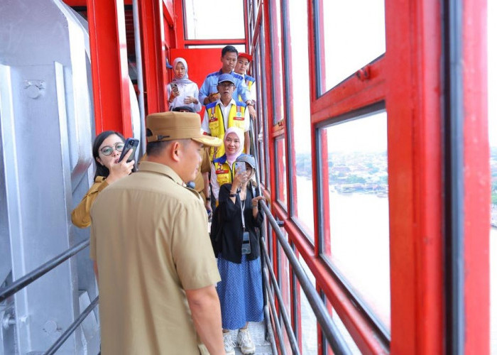 Tower Jembatan Ampera Palembang Resmi Dibuka, Ini Kriteria Pengunjung yang Boleh Naik