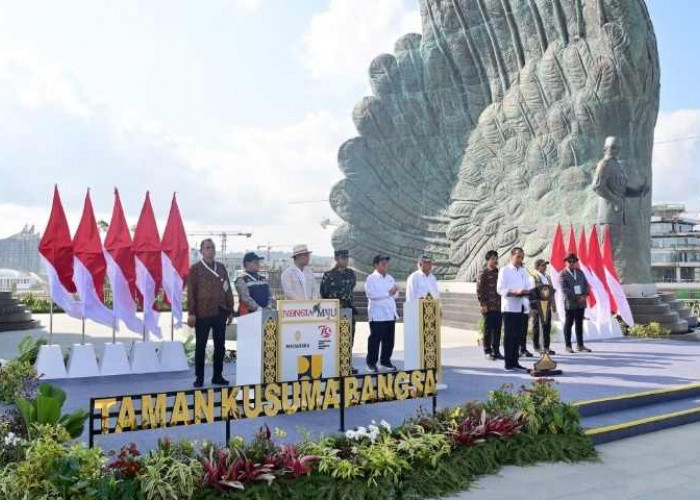 Presiden Jokowi Resmikan Taman Kusuma Bangsa, Bentuk Penghormatan kepada Para Pahlawan dan Pejuang Bangsa