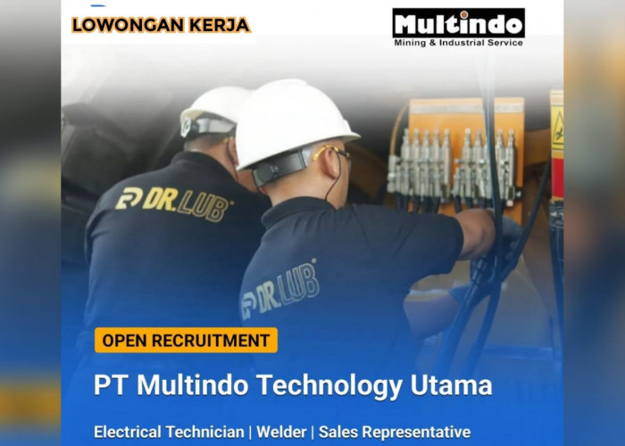 Lowongan Kerja Pertambangan di Palembang PT Multindo Technology Utama untuk Lulusan SMA SMK D3 S1  