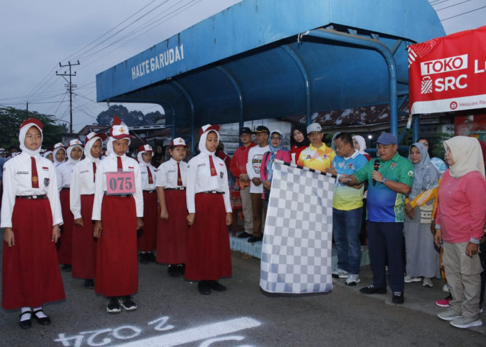 Tanamankan Semangat Patriotisme Sejak Dini, Ribuan Pelajar di Lubuklinggau Ikut Lomba Gerak Jalan