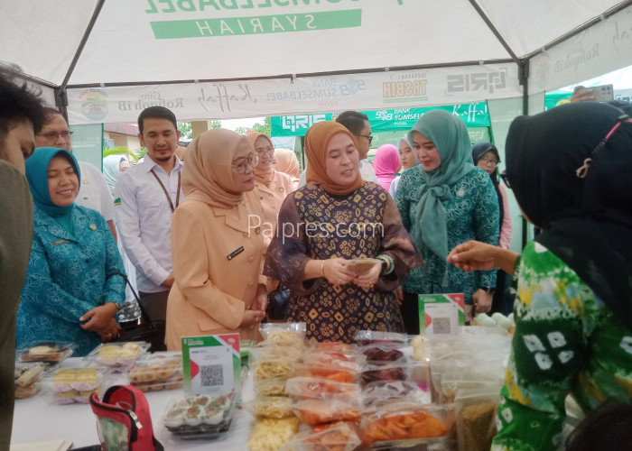 30 Tenant UMKM Ramaikan Pasar Bedug BSB Syariah, Belanja Pakai QRIS Dapat Sembako 