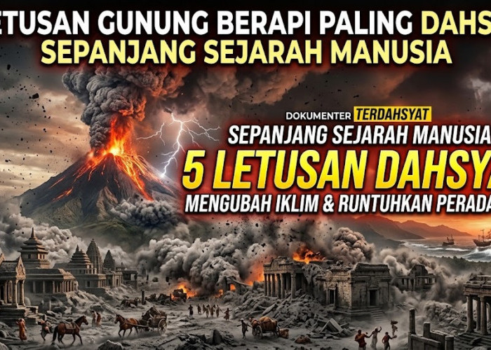 5 Letusan Gunung Berapi Paling Dahsyat Sepanjang Sejarah Manusia, Ubah Iklim Global dan Runtuhkan Peradaban