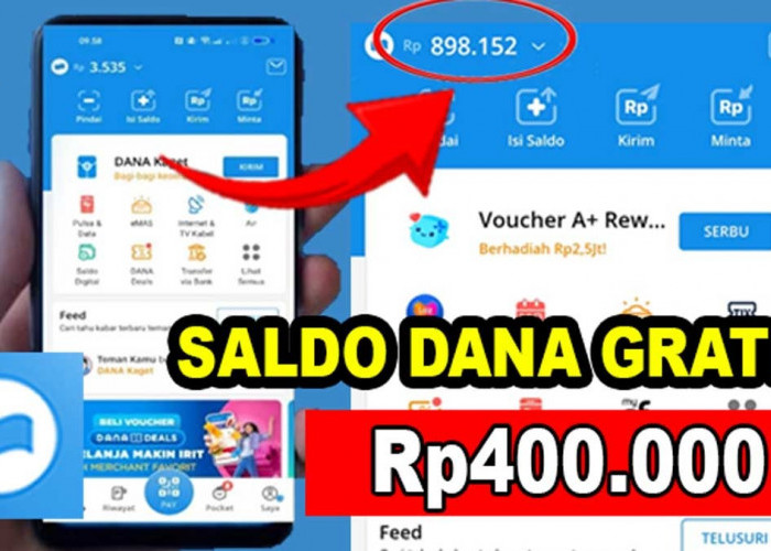 Mainkan Aplikasi Penghasil Uang Ini Sekarang, Dapatkan Saldo DANA Gratis Rp400.000 Tiap Hari