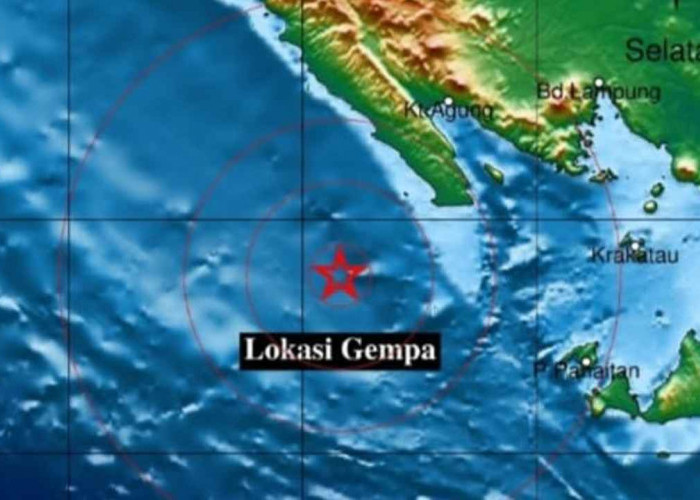 Gempa 5.3 Magnitudo Pagi Ini Guncang Tanggamus Lampung, pada Kedalaman 74 Km, Cek Episentrumnya