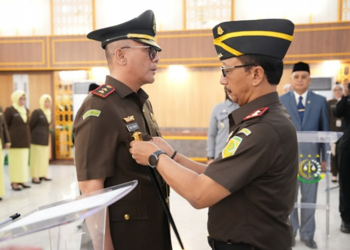 Kiki Yonata Resmi Jabat Kajari Muba, Ini Pesan dari Kajati Sumsel Nurcahyo? 