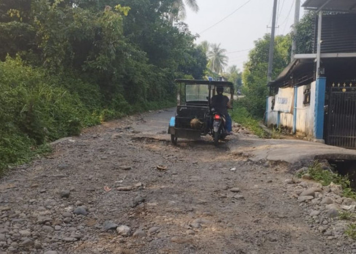Jalan Desa di Empat Lawang Ini Rusak Parah, Masyarakat Harapkan Perhatian dari Pemerintah