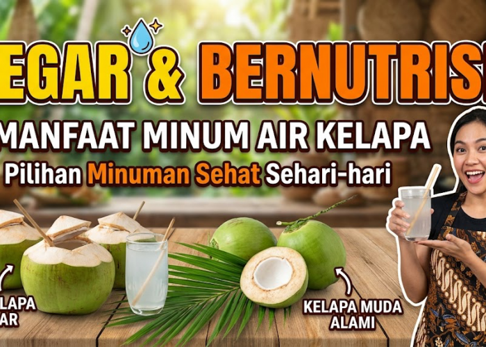 Bikin Segar Sekaligus Punya Banyak Nutrisi, 8 Manfaat Minum Air Kelapa yang Bisa Jadi Pilihan Minuman Sehat