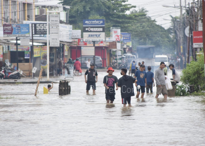  Palembang Kembali Dikepung Banjir, Luapan Sungai Musi Jadi Alasan