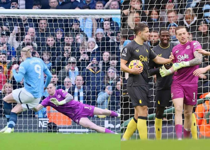 Manchester City 1-1 Everton: Aksi Heroik Pickford Membuat Sang Juara Bertahan Makin Frustrasi